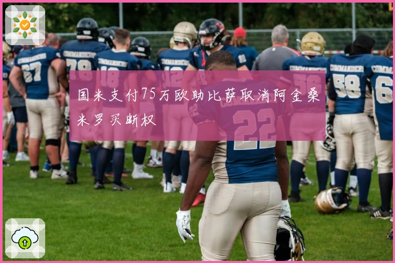 国米支付75万欧助比萨取消阿金桑米罗买断权